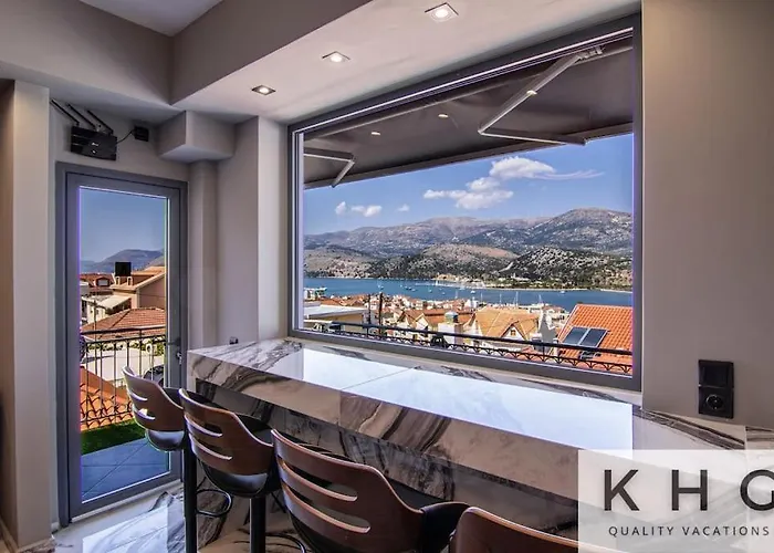Designer's Penthouse, View! + Car Offer Argostoli (Kefalonia)